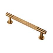 FTD Knurled Pull Handle - Satin Brass