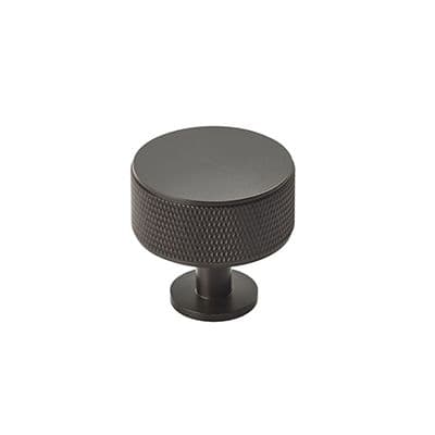FTD Knurled Radio Knob - Matt Black