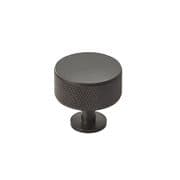 FTD Knurled Radio Knob - Matt Black