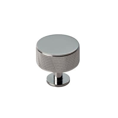 FTD Knurled Radio Knob - Polished Chrome