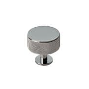 FTD Knurled Radio Knob - Polished Chrome