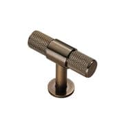 FTD Knurled T-Bar Knob - Antique Brass