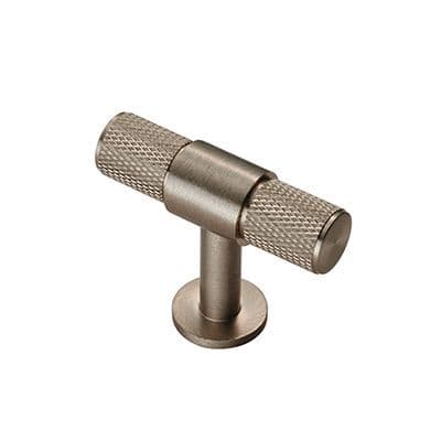 FTD Knurled T-Bar Knob - Satin Nickel