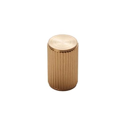 FTD Lines Knob - Satin Brass