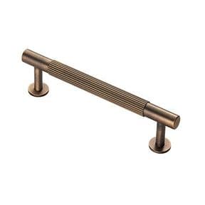 FTD Lines Pull Handle - Antique Brass