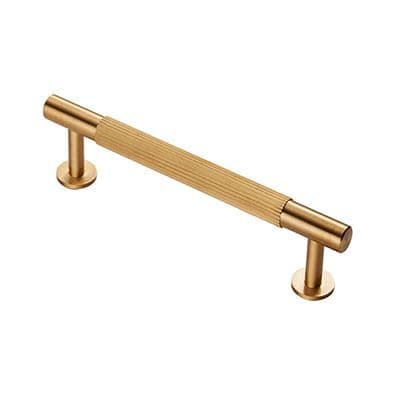 FTD Lines Pull Handle - Satin Brass
