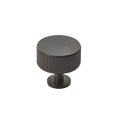 FTD Lines Radio Knob - Matt Black