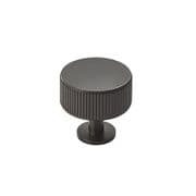 FTD Lines Radio Knob - Matt Black