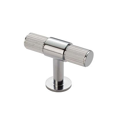 FTD Lines T-Bar Knob - Polished Chrome