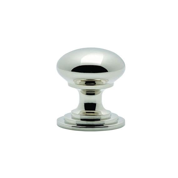Victorian Cupboard Knob in Polished Nickel M47APN

