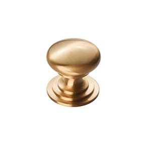 FTD Victorian Cupboard Knob - Satin Brass