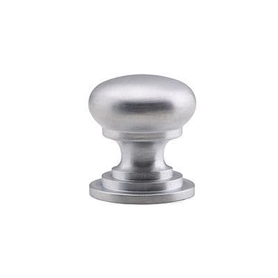 FTD Victorian Cupboard Knob - Satin Chrome