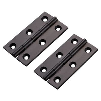 Matt Black Cabinet Hinge - Pair