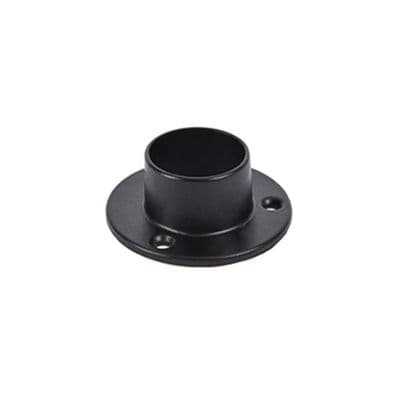 Matt Black End Socket for Round Hanging Rail