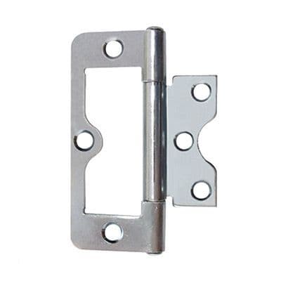 Mild Steel Flush Hinge - 75 x 25mm