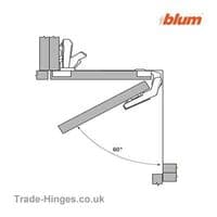 Onyx Bi-fold Hinge - 60 Degree
