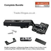 Onyx Soft Close Cabinet Hinge Overlay