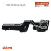 Onyx Soft Close Thick Door Hinge Half Overlay