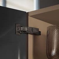 Blum Thin Door Hinges in Onyx