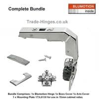 Soft Close Blind Corner Hinge Overlay