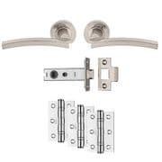 Tavira Latch Pack - Satin Nickel