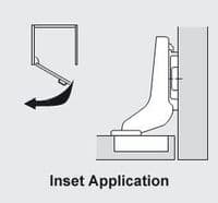 Thick Door Hinges - Inset