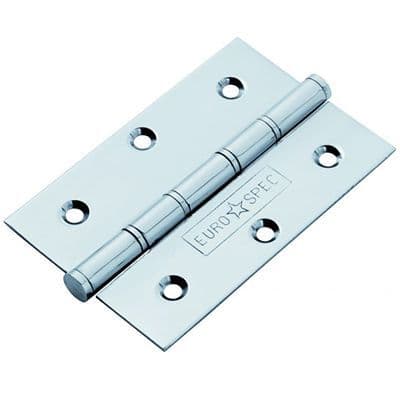 Washered Hinge - Bright Stainless Steel