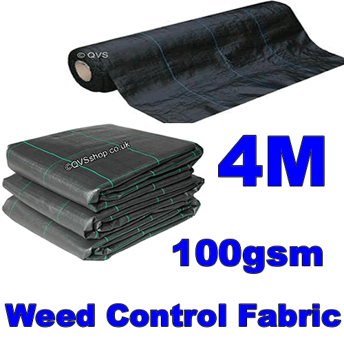 Weed Control Fabric Geotextile Black 100gsm
