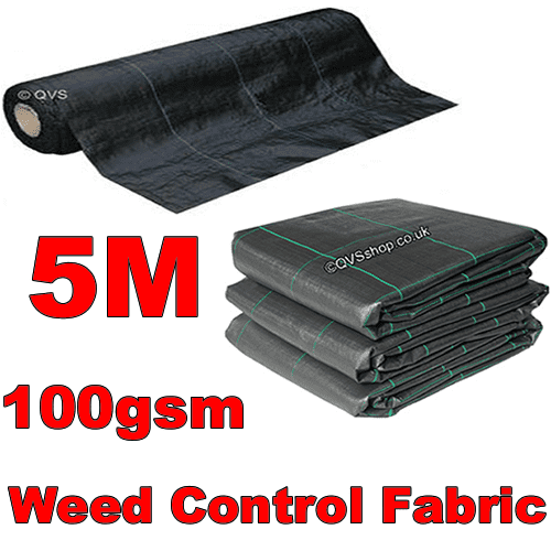 Weed Control Fabric Geotextile Black 100gsm