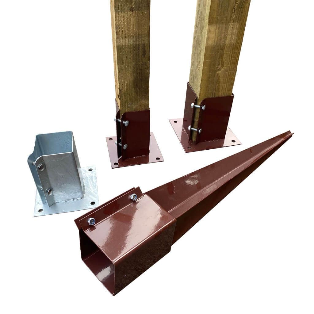 Fencing Post Anchor Bolt Down Brackets Creightons Fermanagh