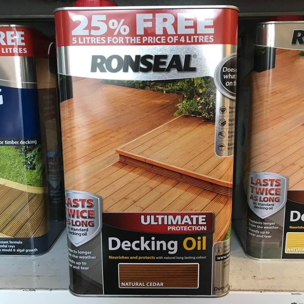 Ronseal Decking Oil Painting & Decorating Creighton's Fermanagh