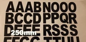 250mm Letters pack (53 letters)