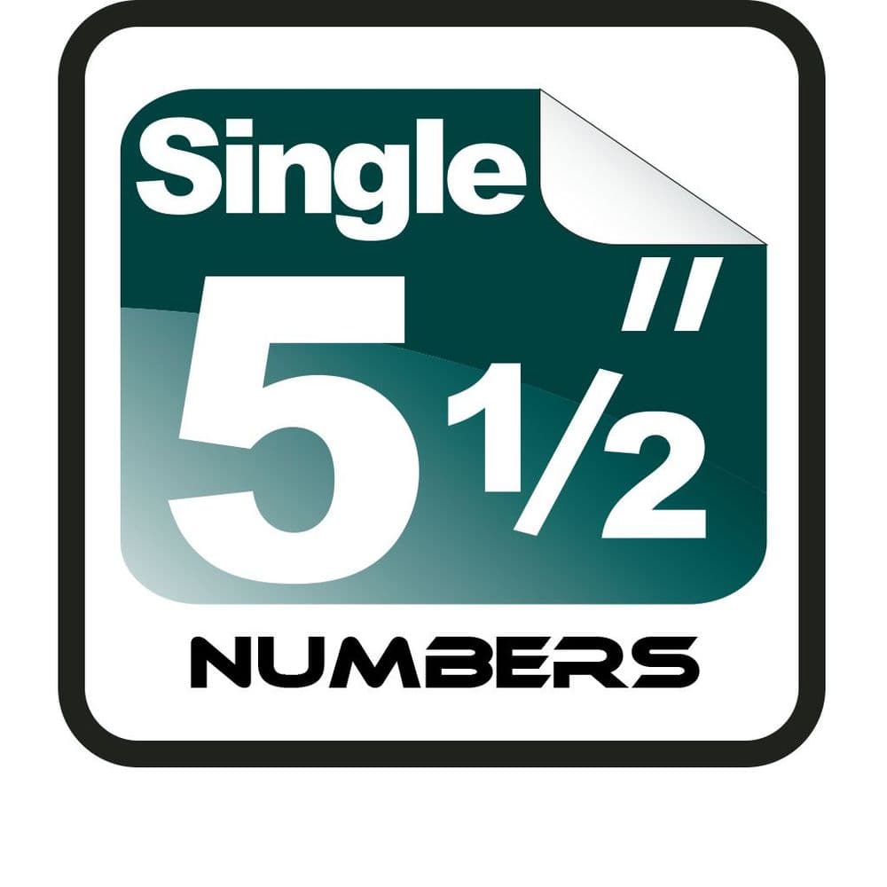 5 5" Race Numbers