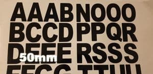 50mm Letters pack (53 letters)