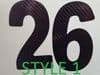 Custom Size Mirror Race Number (inch)