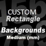 CUSTOM SIZE RECTANGLE STICKER BACKGROUND (medium) - between 287.5mm and 462.5mm