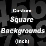 CUSTOM SIZE SQUARE STICKER BACKGROUND (inches)