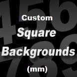CUSTOM SIZE SQUARE STICKER BACKGROUND (mm)