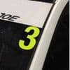 Fluorescent 3" Race Numbers (1 to 10)