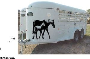Horse Sticker and Foal