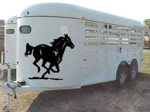 Horse Sticker Running