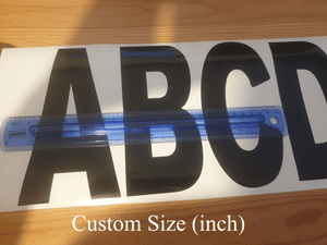 Letter (inch) Custom Size (single)