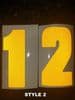 Reflective 200mm Race Numbers (1 to 10)