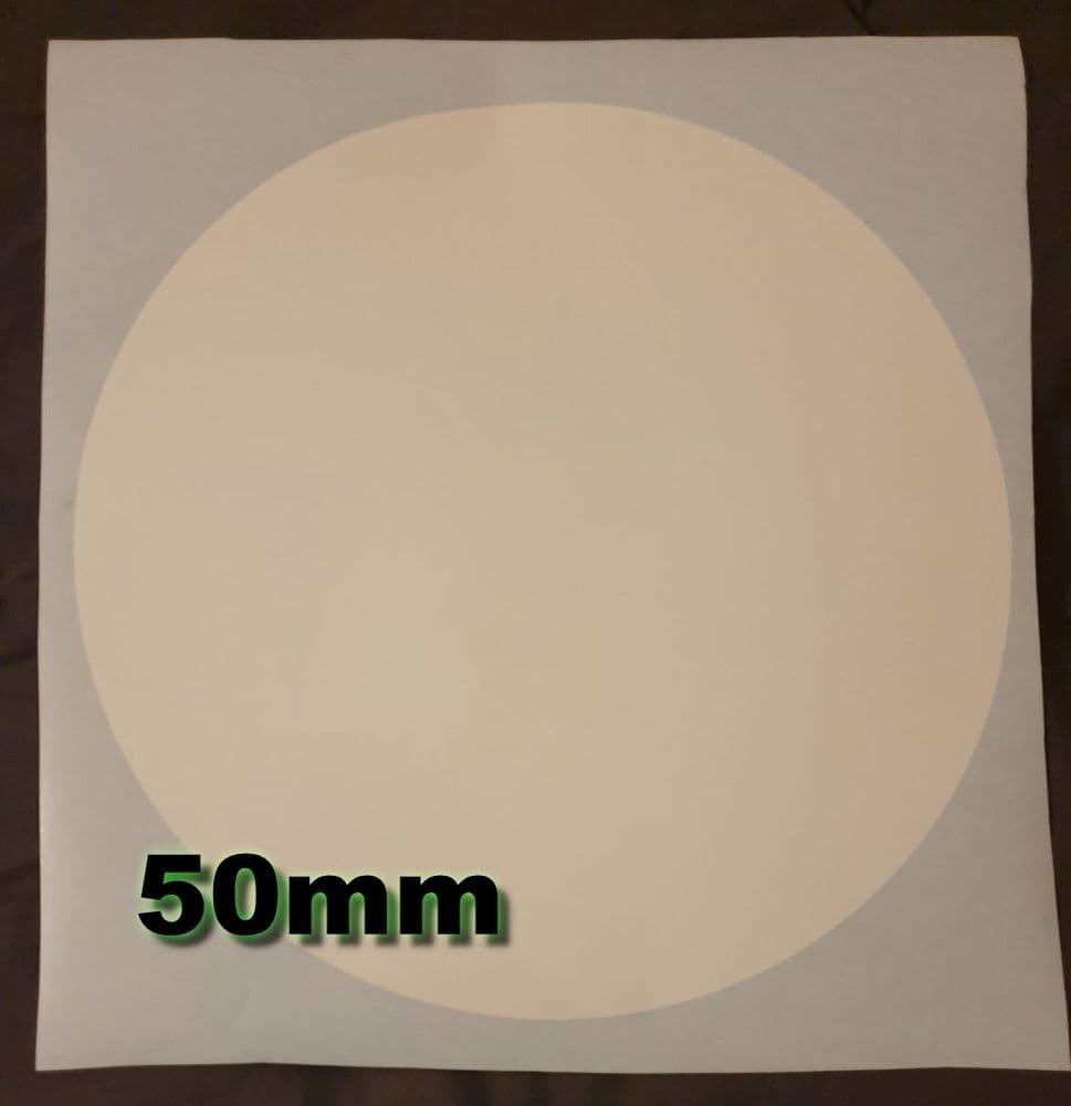 Roundel Circle 50mm Sticker Background