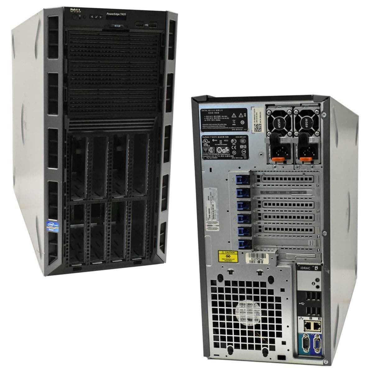 Dell PowerEdge T420 tower server 12 Cores 128GB RAM 400GB SSD 6TB SAS