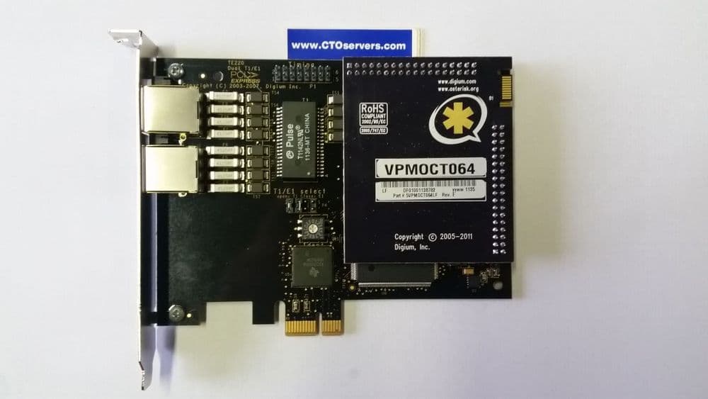 Digium TE220 PCI-EXPRESS Card