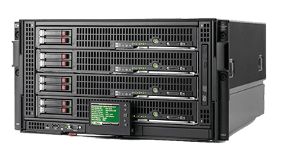 HP C3000 BladeSystem with1 x HP Integrity BL860c Server Blade AD323A HP-UX