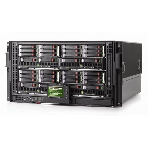 HP C3000 Enclosure w/ 8 x BL465c G7 Server Blades 16 x 12-Core Opteron 6174 2.2GHz ***192 cores***