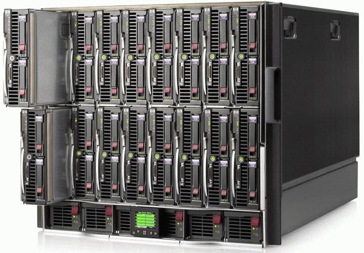 Hp C7000 G2 Baldesystem W 16 X Bl460c G7 Server Blades 32 X Six Core L5640 768gb Ram 16 X300 Gb Hp C7000 G2 Baldesystem W 16 X Bl460c G7 Server Blades 32 X Six Core L5640 768gb Ram 16 X300 Gb
