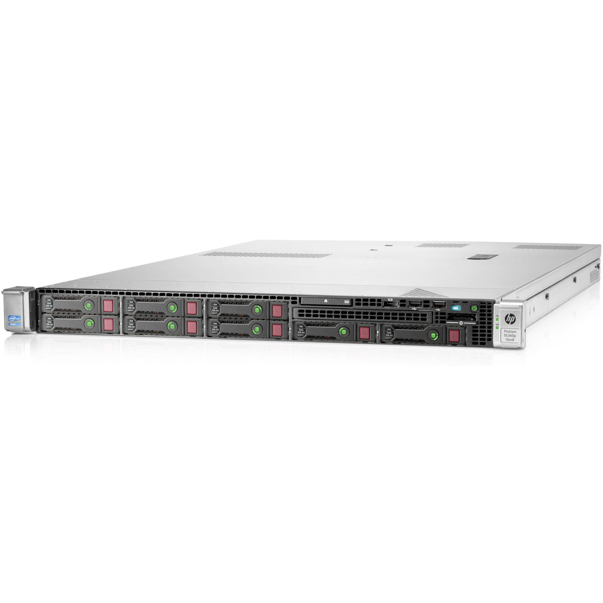 シオン HP ProLiant DL360e Gen8 Xeon HP ProLiant DL360e Gen8 Server 2 x Intel Xeon 8-Core E5-2450L 96GB